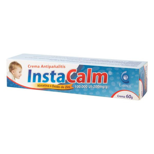 INSTACALM 100000 UI CREMA 60 GR NISTATINA-OXIDO DE ZINC