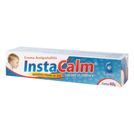 INSTACALM 100000 UI CREMA 60 GR NISTATINA-OXIDO DE ZINC