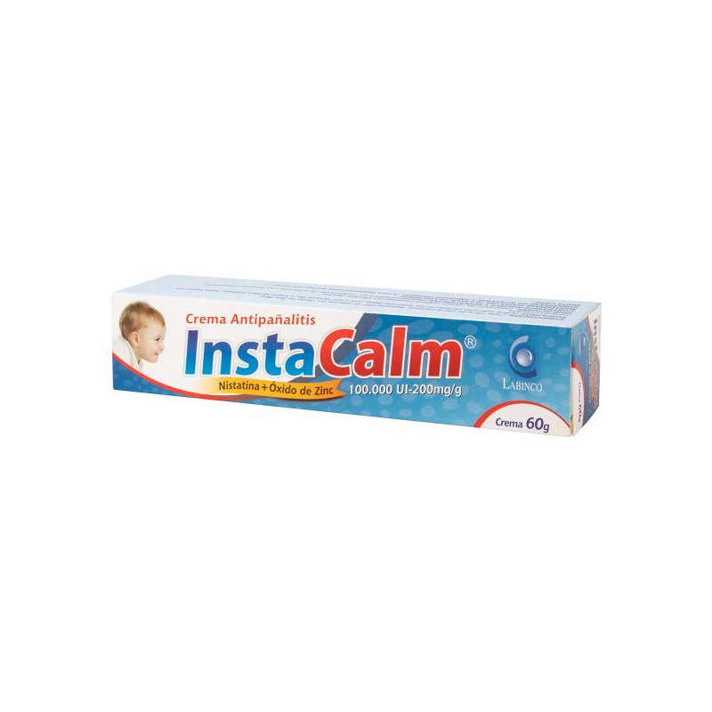 INSTACALM 100000 UI CREMA 60 GR NISTATINA-OXIDO DE ZINC