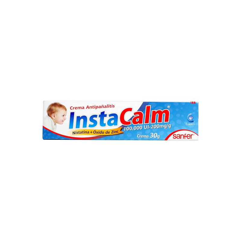 INSTACALM 100000 UI CREMA 30 GR NISTATINA-OXIDO DE ZINC