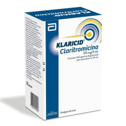 KLARICID 125 MG SUSPENSION 50 ML (DA) CLARITROMICINA