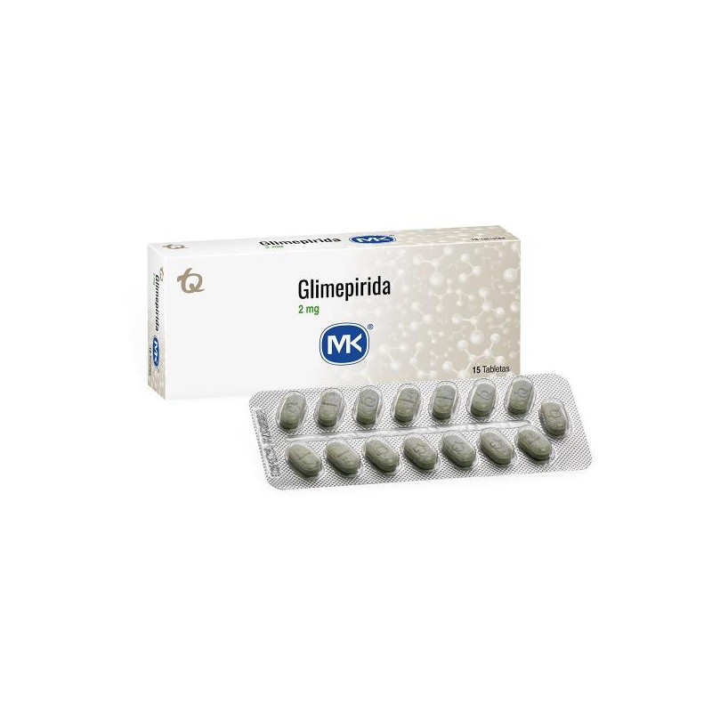 GLIMEPIRIDA 2 MG 15 TABLETAS MK GLIMEPIRIDA GLIMEPIRIDA 2 MG 15 TABLETAS MK GLIMEPIRIDA