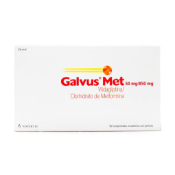 GALVUS MET 50 MG/850 MG 56 COMP.(A) VILDAGLIPTINA