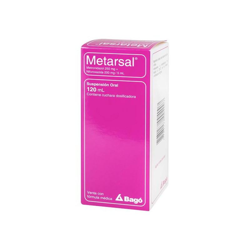 METARSAL JARABE 120 ML METRONIDAZOL