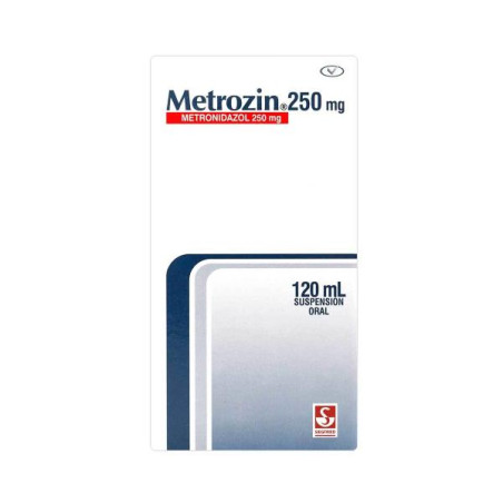 METROZIN 250 MG JARABE 120 ML METRONIDAZOL