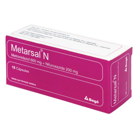 METARSAL N 18 CAPSULAS METRONIDAZOL