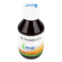 METRONIDAZOL 125 MG SUSPENSION 120 ML EC METRONIDAZOL 