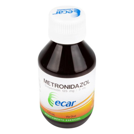 METRONIDAZOL 125 MG SUSPENSION 120 ML EC METRONIDAZOL 