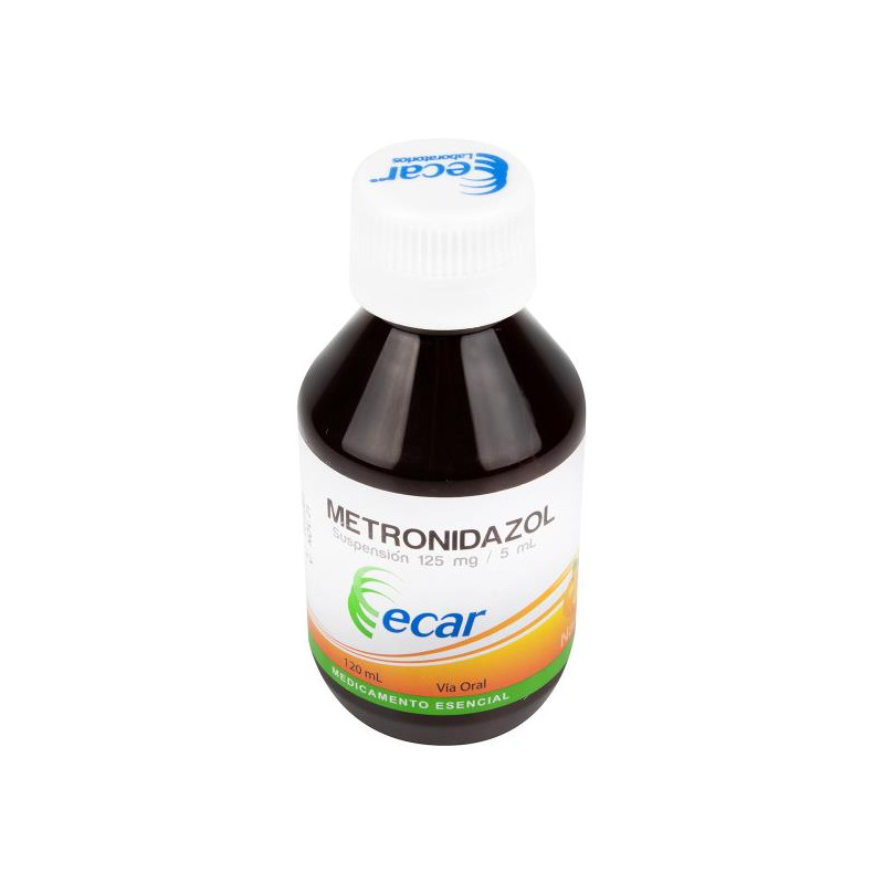 METRONIDAZOL 125 MG SUSPENSION 120 ML EC METRONIDAZOL 