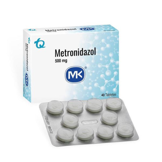 METRONIDAZOL 500 MG 40 TABLETAS MK METRONIDAZOL METRONIDAZOL 500 MG 40 TABLETAS MK METRONIDAZOL