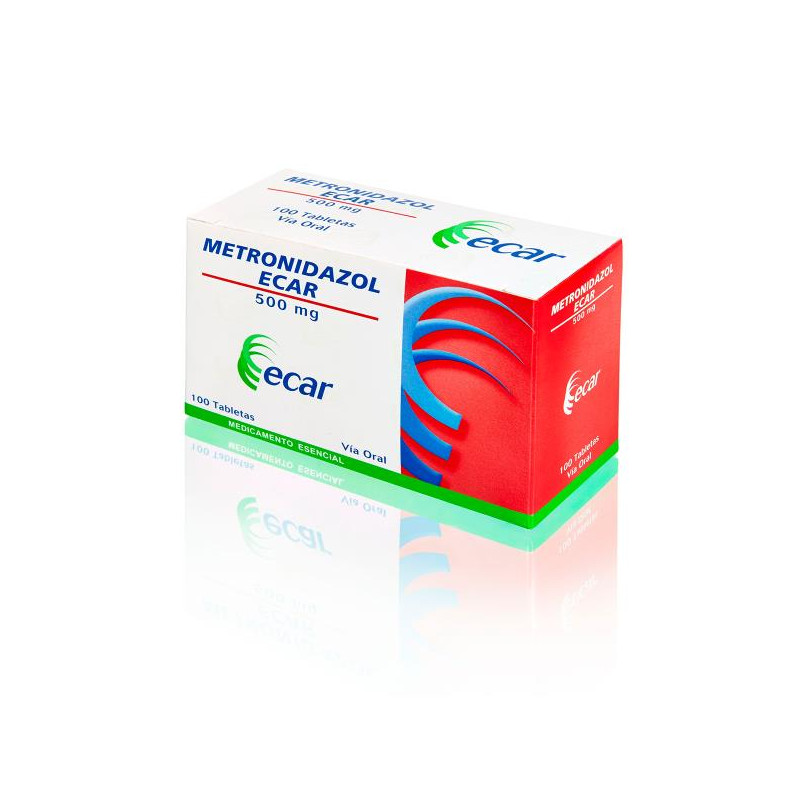 METRONIDAZOL 500 MG 100 TABLETAS EC METRONIDAZOL
