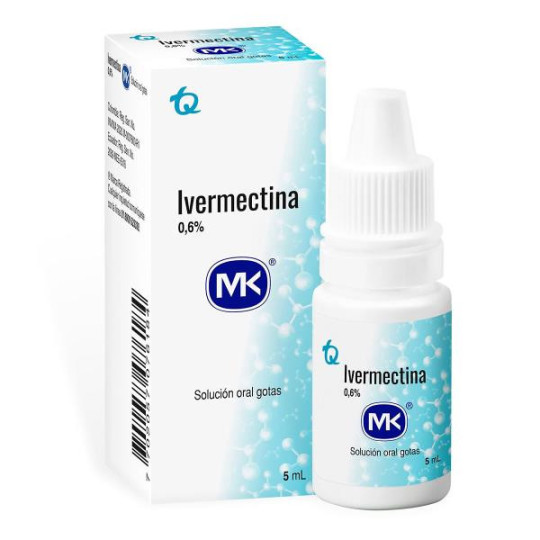 IVERMECTINA 0.6% SOLUCION ORAL 5 ML MK IVERMECTINA
