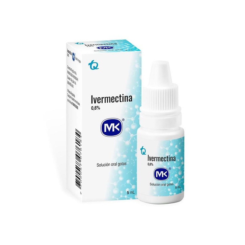 IVERMECTINA 0.6% SOLUCION ORAL 5 ML MK IVERMECTINA