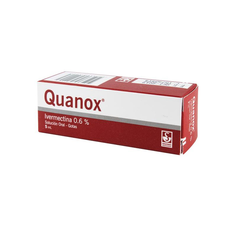 QUANOX 0.6% GOTAS 5 ML IVERMECTINA