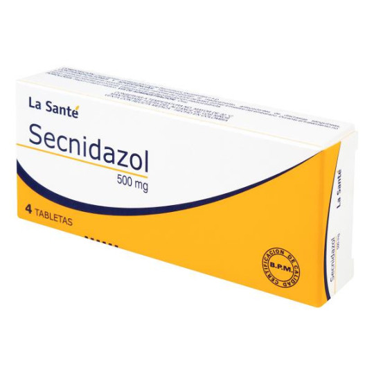 SECNIDAZOL 500 MG 4 TABLETAS LS SECNIDAZOL