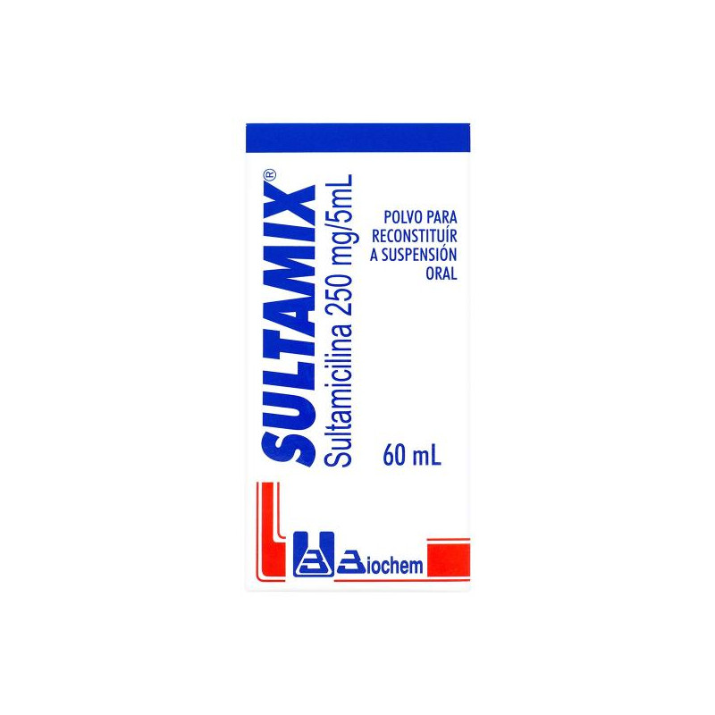 SULTAMIX 250MG/5ML SUSPENSION 60 ML SULTAMICILINA SULTAMIX 250MG/5ML SUSPENSION 60 ML SULTAMICILINA