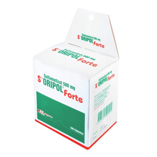 S-ORIPOL FORTE 100 CAPSULAS (A) SULFAMETIZOL S-ORIPOL FORTE 100 CAPSULAS (A) SULFAMETIZOL
