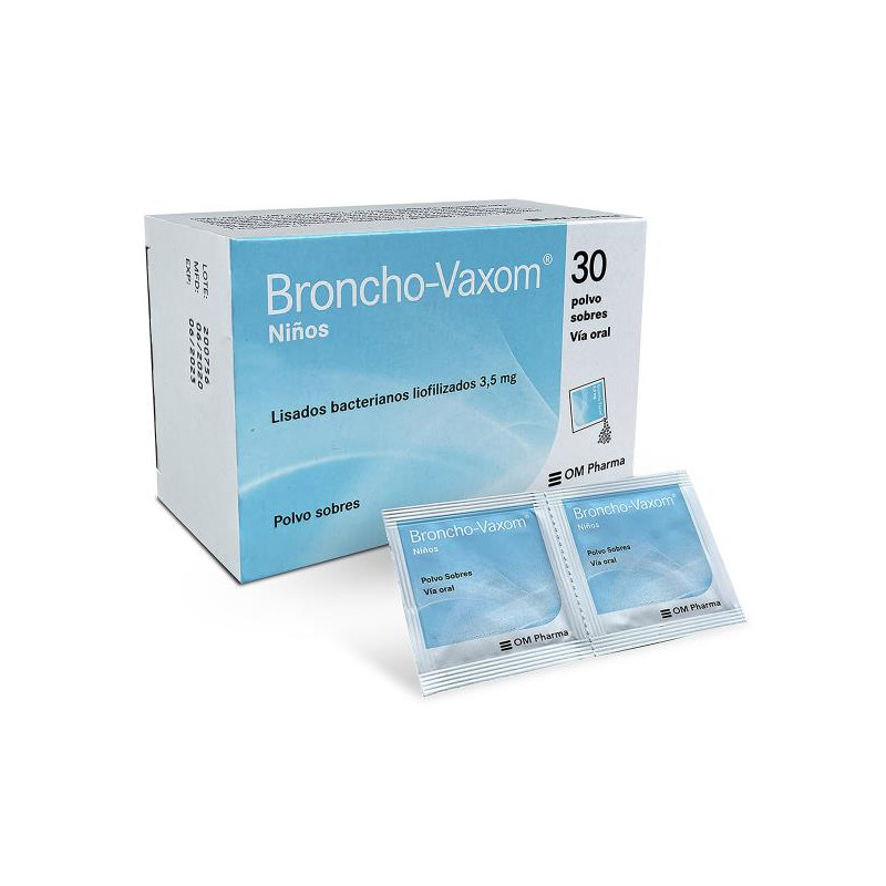 BRONCHO-VAXOM NINOS 30 SOBRES (A)(DA) LISADOS BACTERIANOS