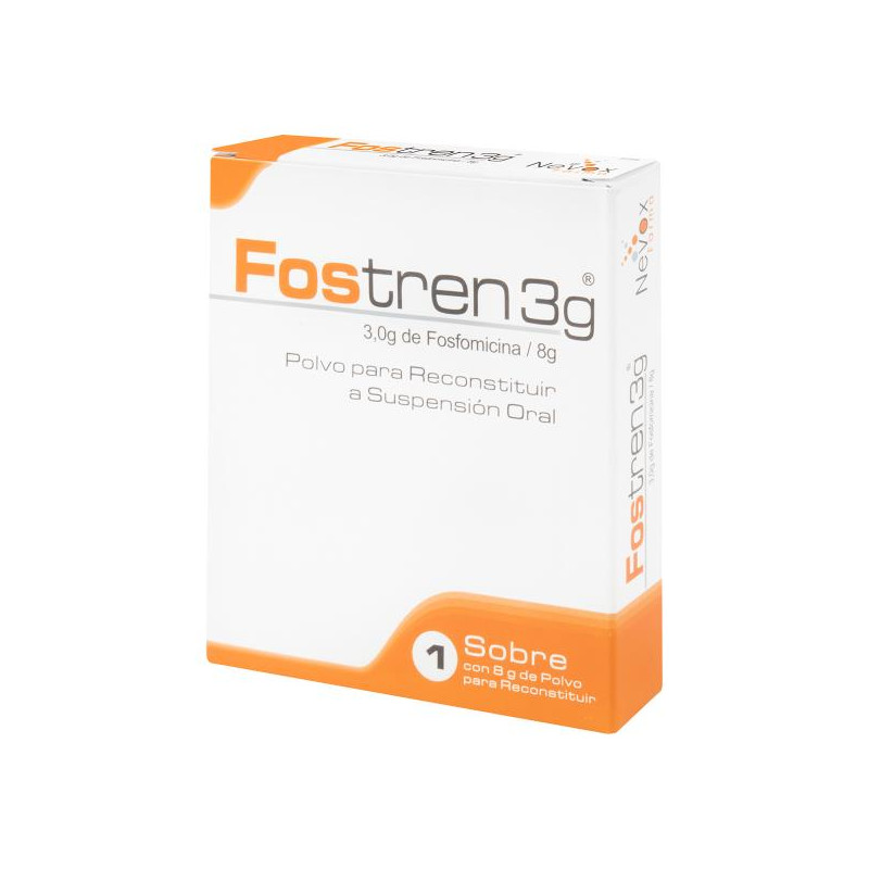 FOSTREN 3 GR SOBRE 8 GR FOSFOMICINA