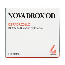 NOVADROX OD 5 TABLETAS (DA)(A) CEFADROXILO