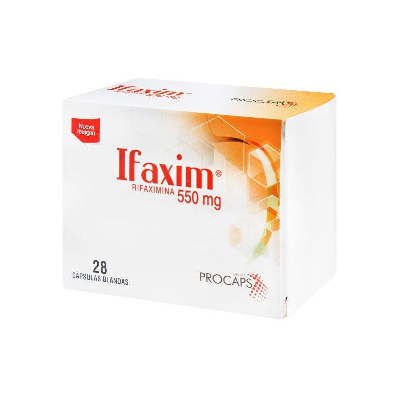 IFAXIM 550 MG 28 CAP (A)(DA) RIFAXIMINA