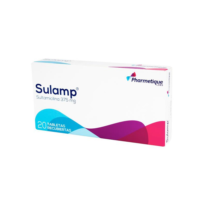 SULAMP 375 MG 20 TABLETAS (A) SULTAMICILINA