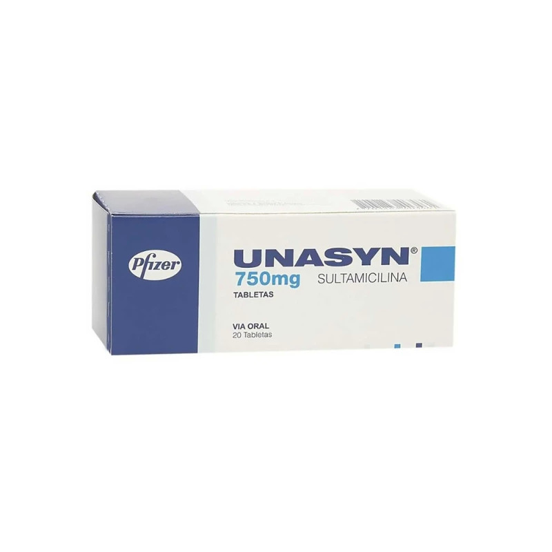 UNASYN 750 MG 20 TABLETAS (A)(DA) SULTAMICILINA