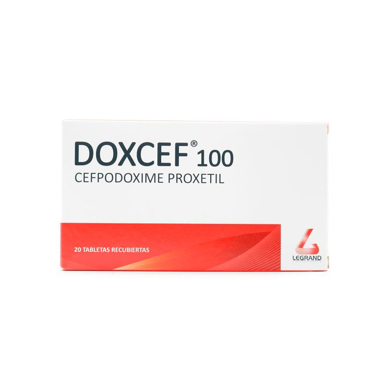 DOXCEF 100 MG 20 TABLETAS (A) CEFPODOXIME DOXCEF 100 MG 20 TABLETAS (A) CEFPODOXIME