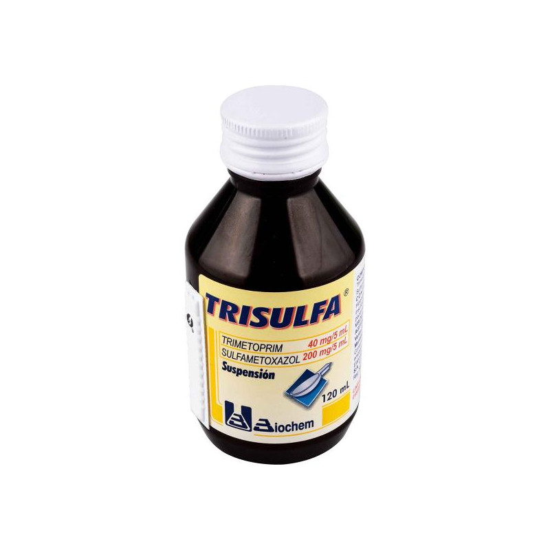 TRISULFA JARABE 120 ML TRIMETOPRIM-SULFAMETOXAZOL