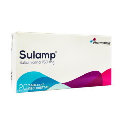 SULAMP 750 MG 20 TABLETAS (A) SULTAMICILINA