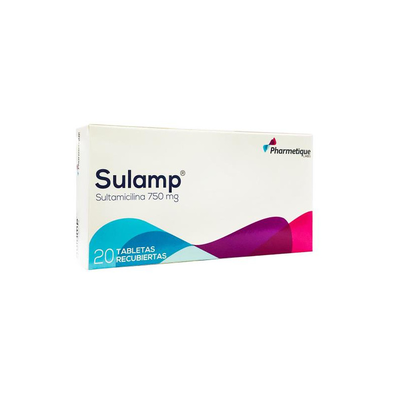 SULAMP 750 MG 20 TABLETAS (A) SULTAMICILINA