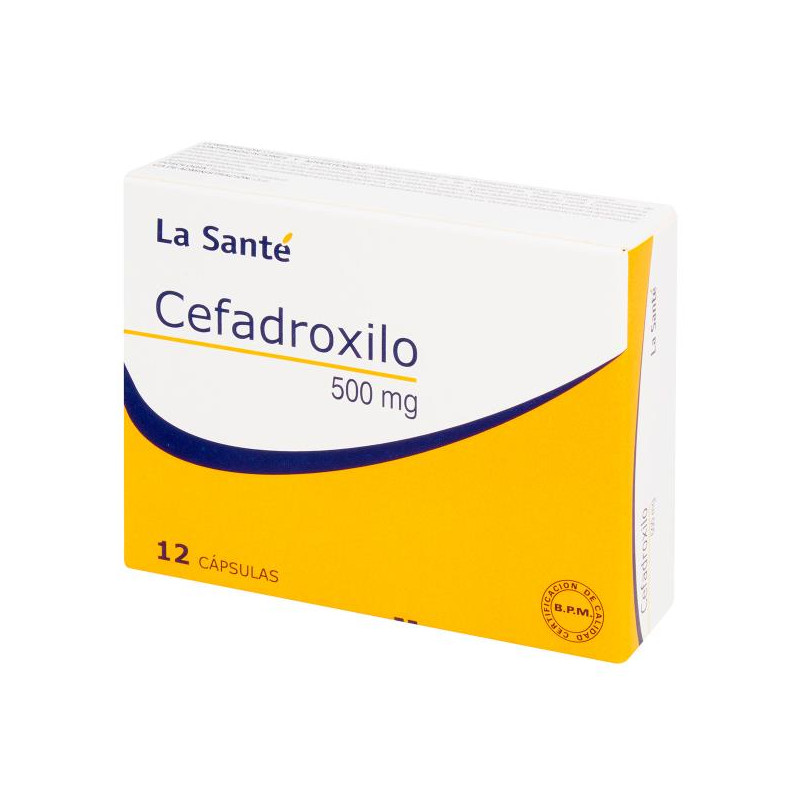 CEFADROXILO 500 MG 12 CAPSULAS LS CEFADROXILO