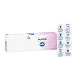 AMPICILINA 1 GR 100 TABLETAS MK AMPICILINA