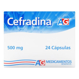 CEFRADINA 500 MG 24 CAPSULAS AG CEFRADINA