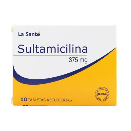 SULTAMICILINA 375 MG 10 TABLETAS LS SULTAMICILINA
