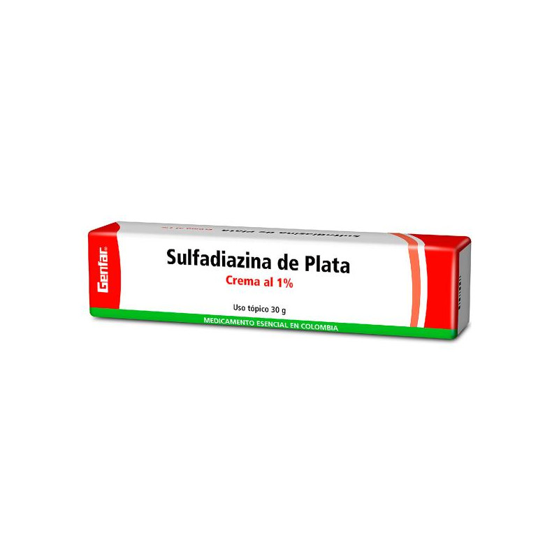 SULFADIAZINA DE PLATA 30 GR GF SULFADIAZINA DE PLATA