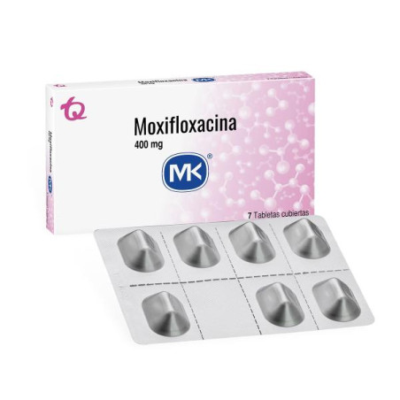 MOXIFLOXACINA 400 MG 7 TBS MK (A) MOXIFLOXACINA