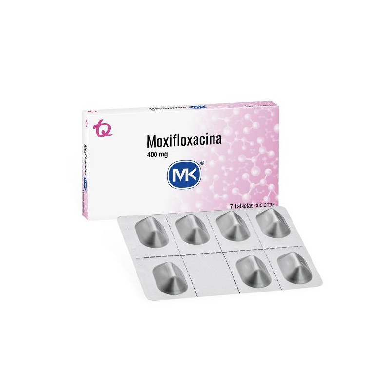 MOXIFLOXACINA 400 MG 7 TBS MK (A) MOXIFLOXACINA