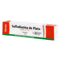 SULFADIAZINA DE PLATA 15 GR GF SULFADIAZINA DE PLATA