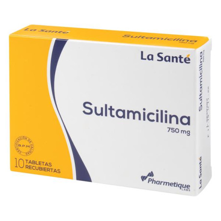 SULTAMICILINA 750 MG 10 TABLETAS LS (DA) SULTAMICILINA