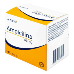 AMPICILINA 500 MG 100 CAPSULAS LS AMPICILINA