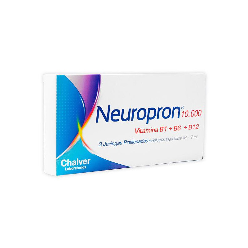 NEUROPRON 10.000 SOL.INY.2 ML 3 UDS (DA) TIAMINA