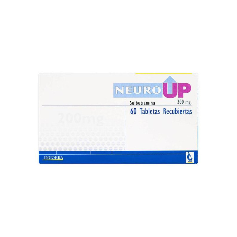 NEURO UP SULBUTIAMINA 200 MG 60 TAB REC SULBUTIAMINA NEURO UP SULBUTIAMINA 200 MG 60 TAB REC SULBUTIAMINA
