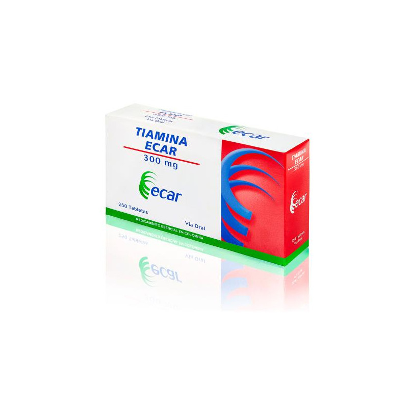 TIAMINA 300 MG 250 TABLETAS EC TIAMINA