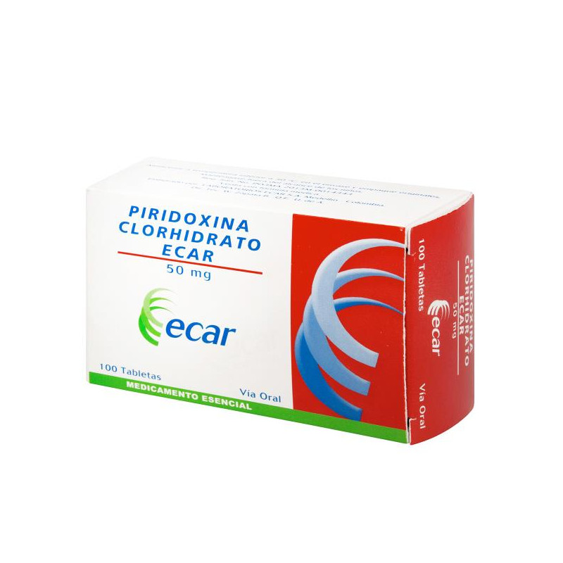 PIRIDOXINA CLORHIDRATO 50 MG 100 TBS EC PIRIDOXINA