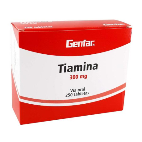TIAMINA 300 MG 250 TABLETAS GF TIAMINA