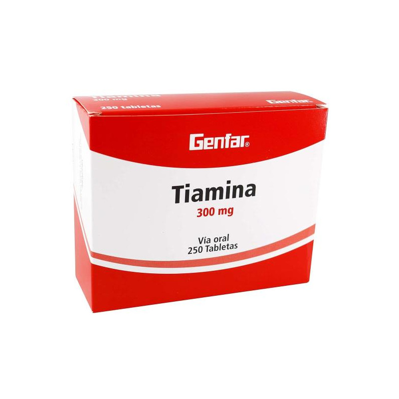 TIAMINA 300 MG 250 TABLETAS GF TIAMINA