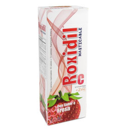ROXIDIL MASTIC.VIT.C ZINC FRESA 100 TAB (PUMCV)