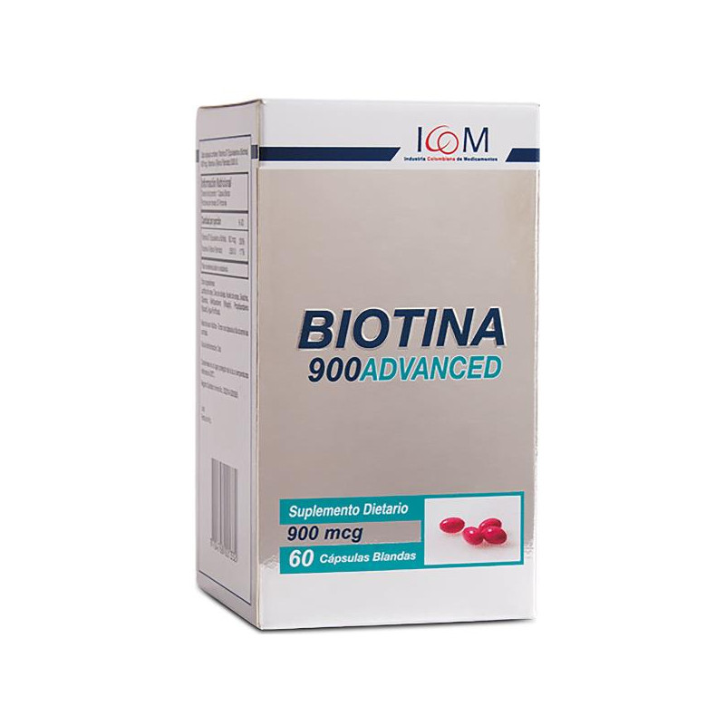 BIOTINA ADVANCED 900 MG 60 CAPSULAS (PUMCV)