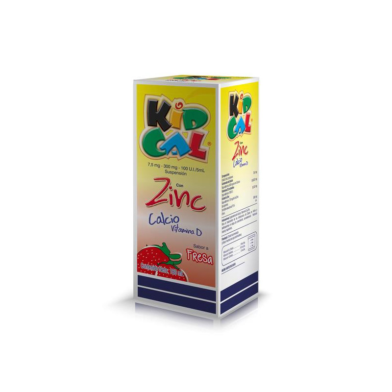 KIDCAL SUSPENSION 180 ML FRESA (DA) SUPLEMENTO DE CALCIO